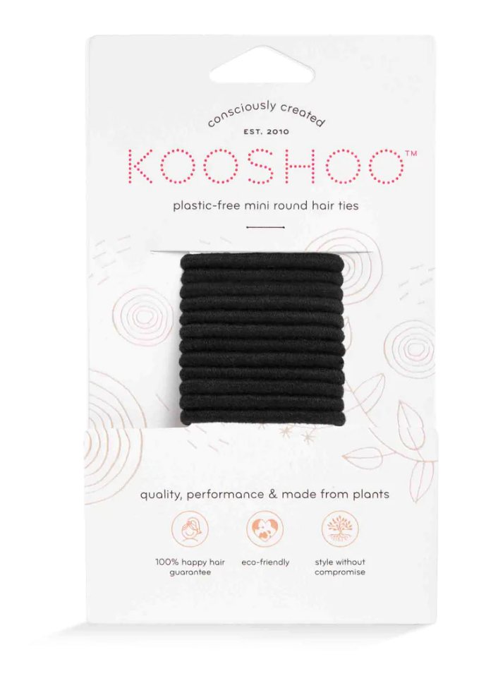 Plastic Free Mini Round Hair Ties
