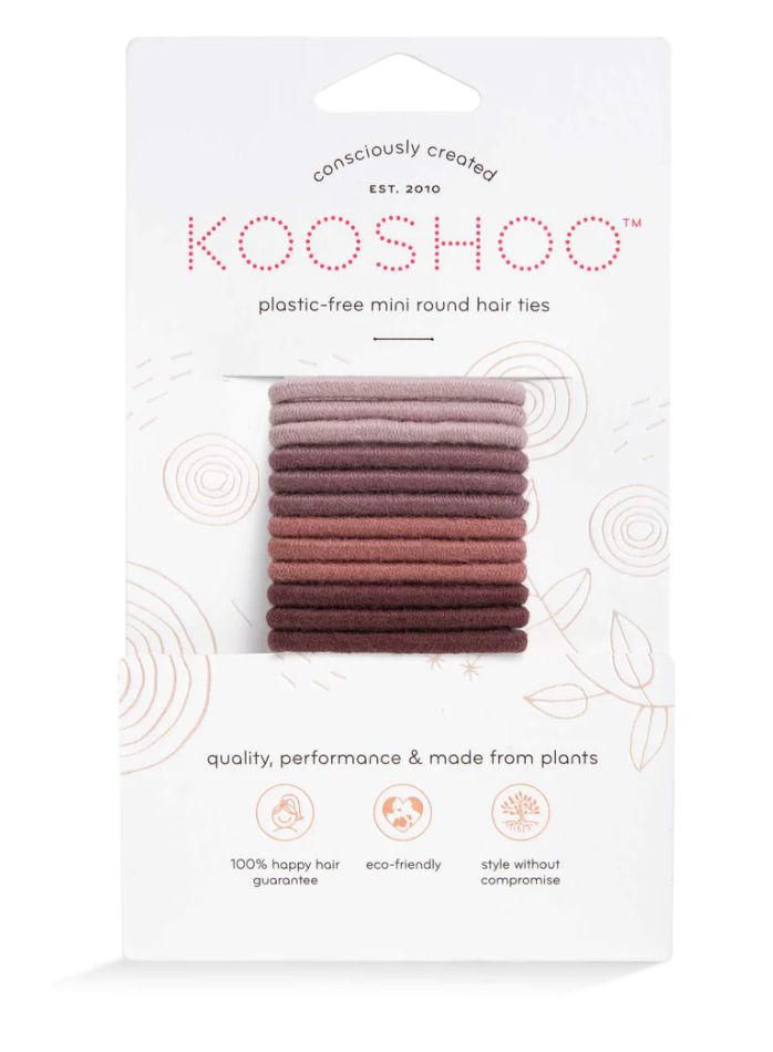 Plastic Free Mini Round Hair Ties
