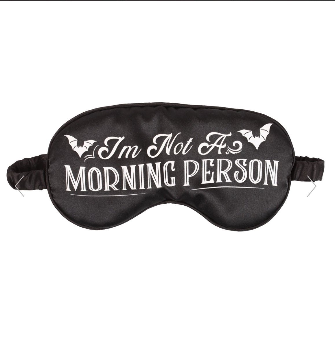 “I’m not a morning person” Satin Sleep Mask