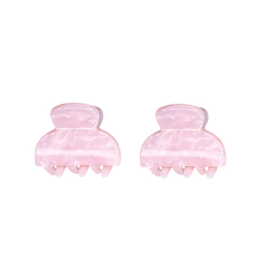 Candy Pink Mini Clip Set