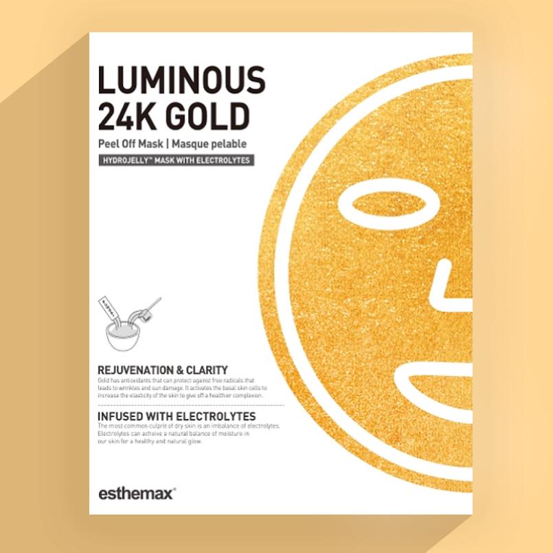 Esthemax Hydrojelly Mask - Luminous 24 K Gold
