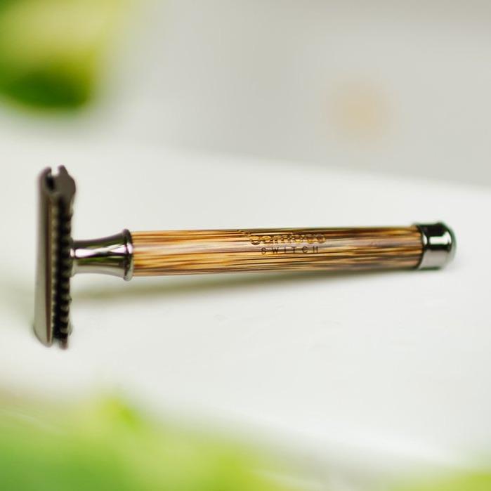 Bamboo Stainless Steel Safety Razor